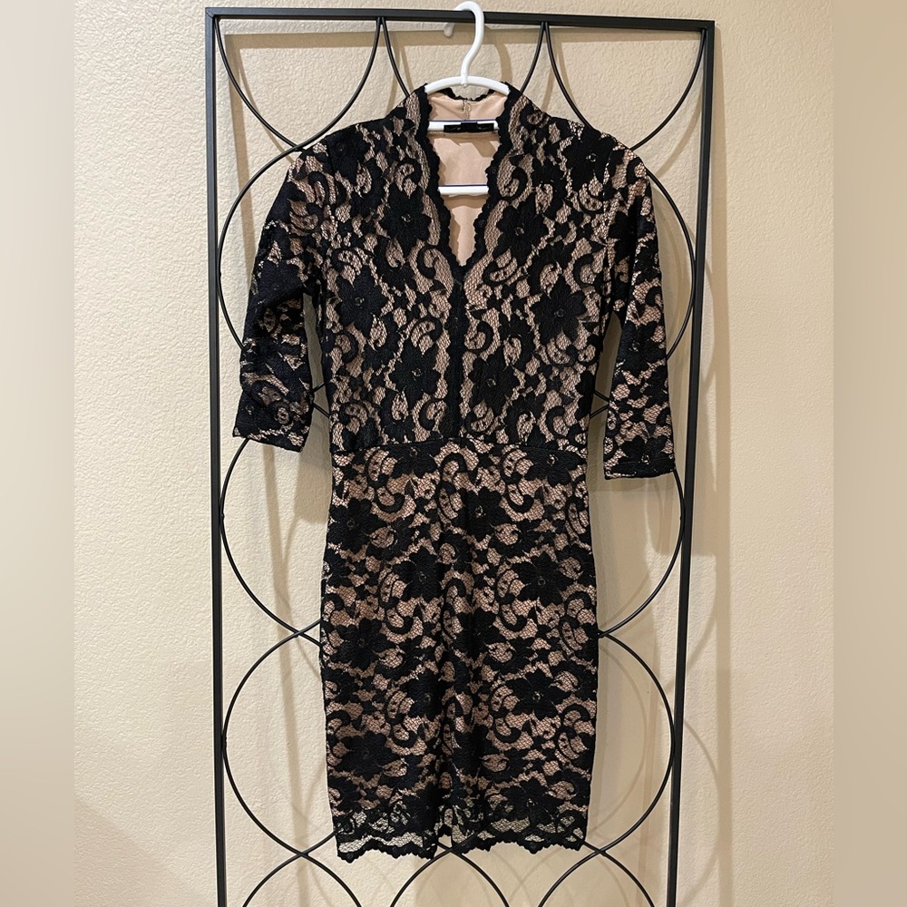 Little black (lace) dress by Karen Kane. Size S.